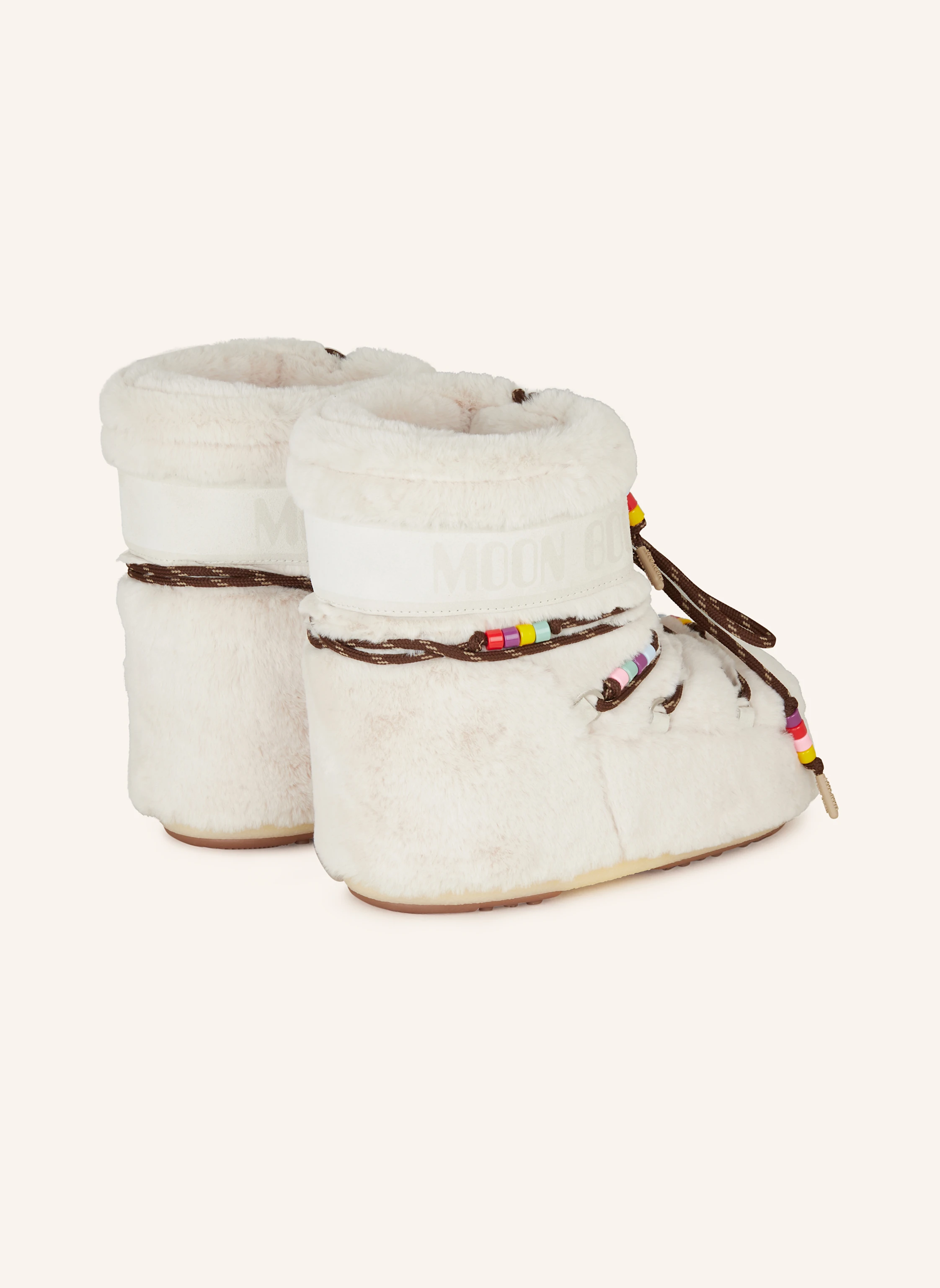 MOON BOOT MOON BOOT ICON LOW FAUX FUR BEADS