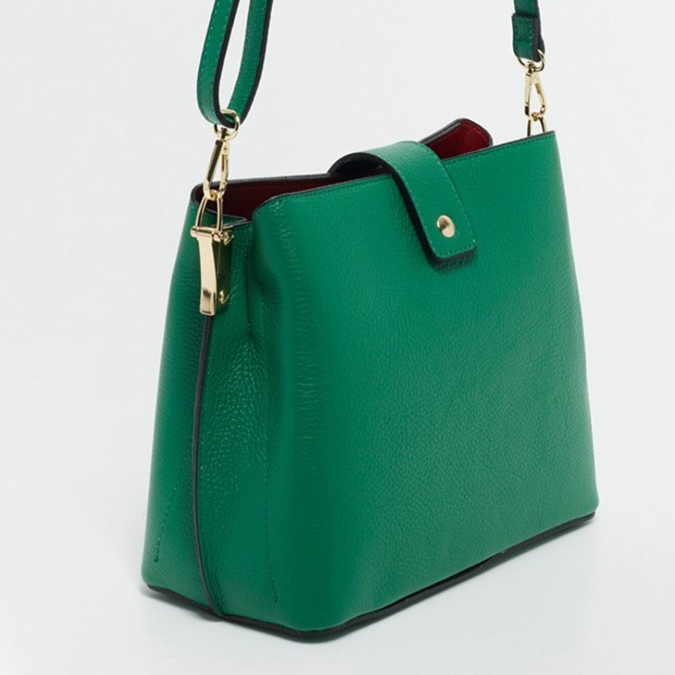 Christian Laurier Sac Porté Epaule en Cuir Lessie vert clair - 25x21x12.5 cm