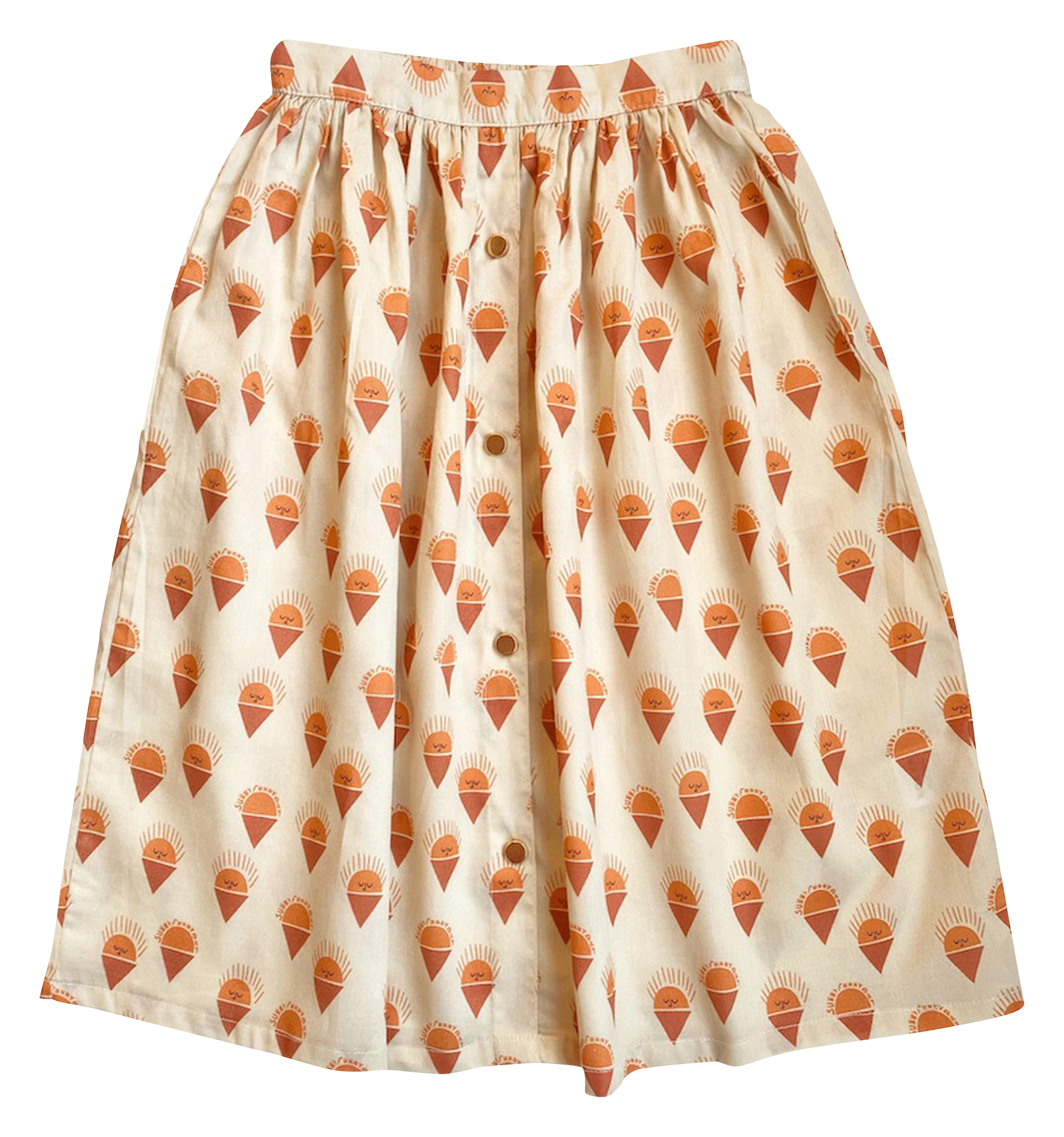NEELA - Jupe longue imprimée en coton| Multicolore