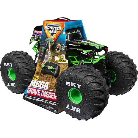 Monster Jam Mega Grave Digger fjernstyret bil