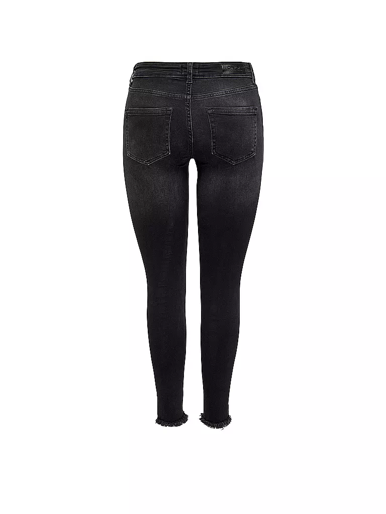 ONLY Jeans Skinny Fit 7/8 ONLBLUSH schwarz