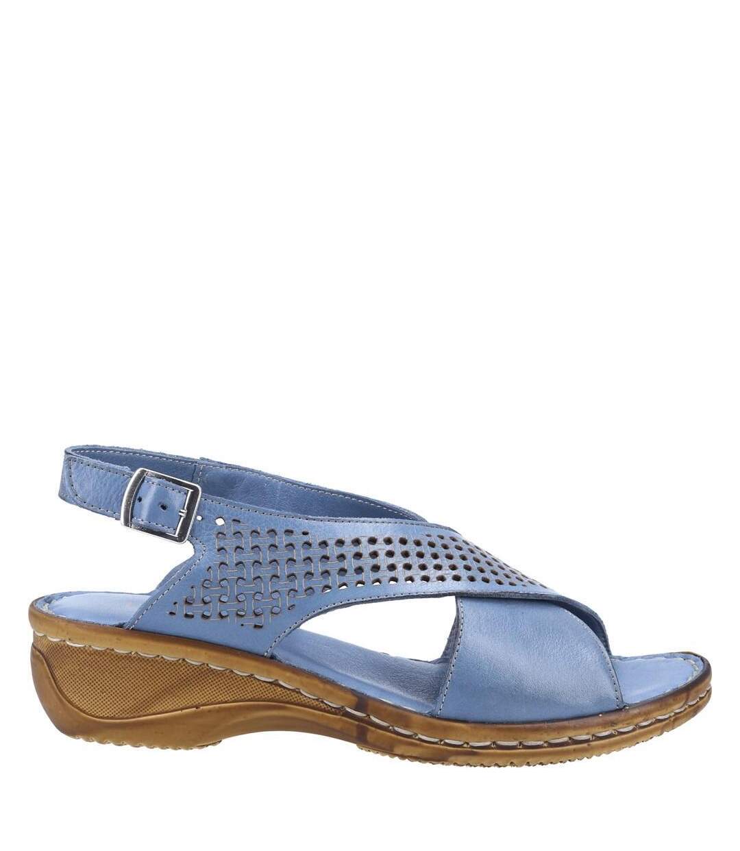 Fleet & Foster - Sandales JUDITH OPEN TOE - Femme (Bleu) - UTFS7783