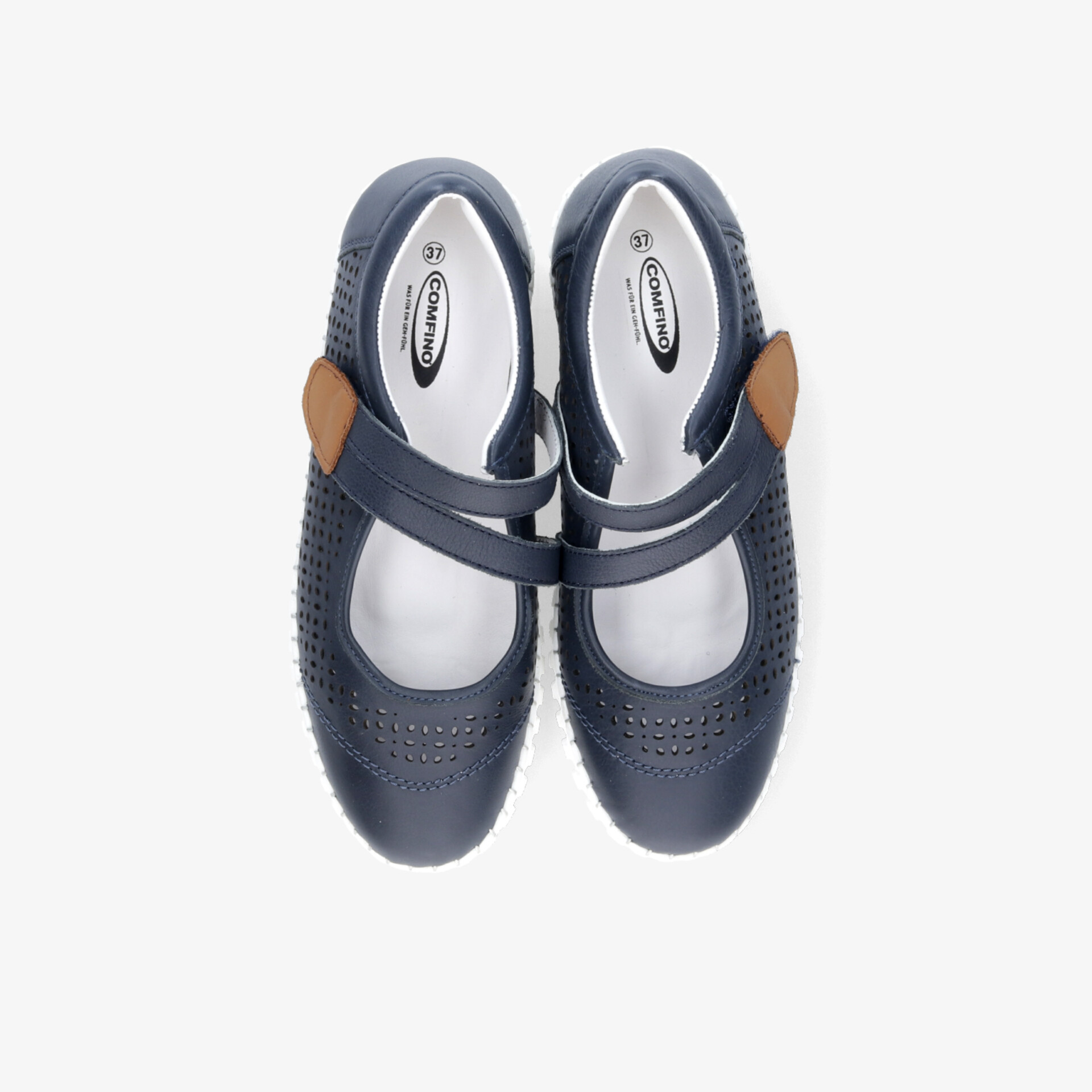 COMFINO Damen Halbschuhe blau