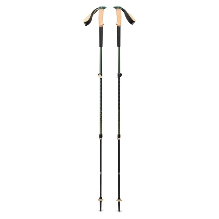 Black Diamond Unisex Stave Trail Cork Trekking Poles Grøn
