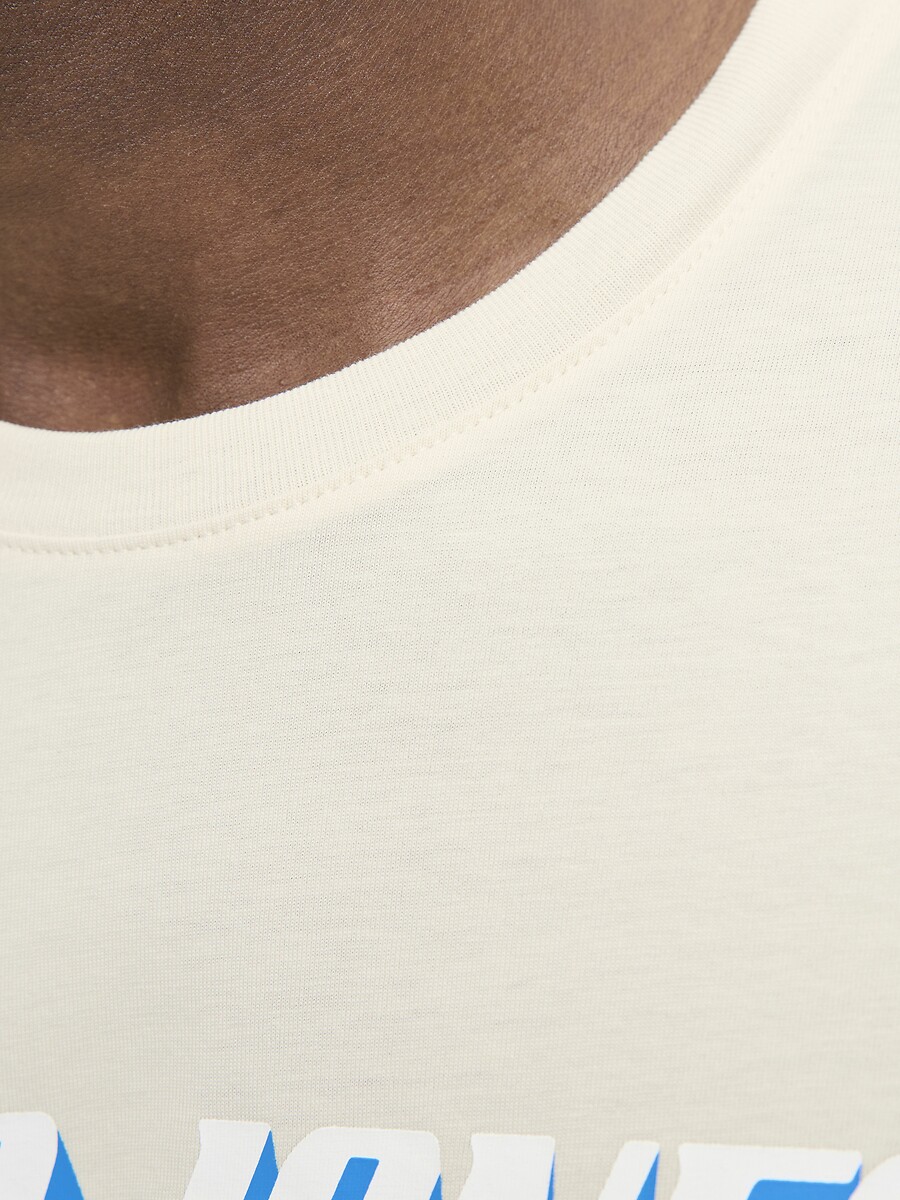 JACK & JONES<br>Camiseta de gola redonda com o logotipo Jje