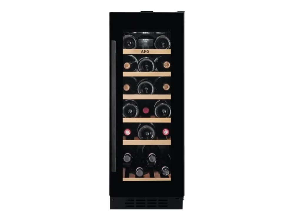 AEG 5000 AWUS020B5B - Vinkøler - til indbygning - niche - bredde: 30 cm - dybde: 55 cm - højde: 82.2 cm - 58 liter - Klasse G - sort og glas