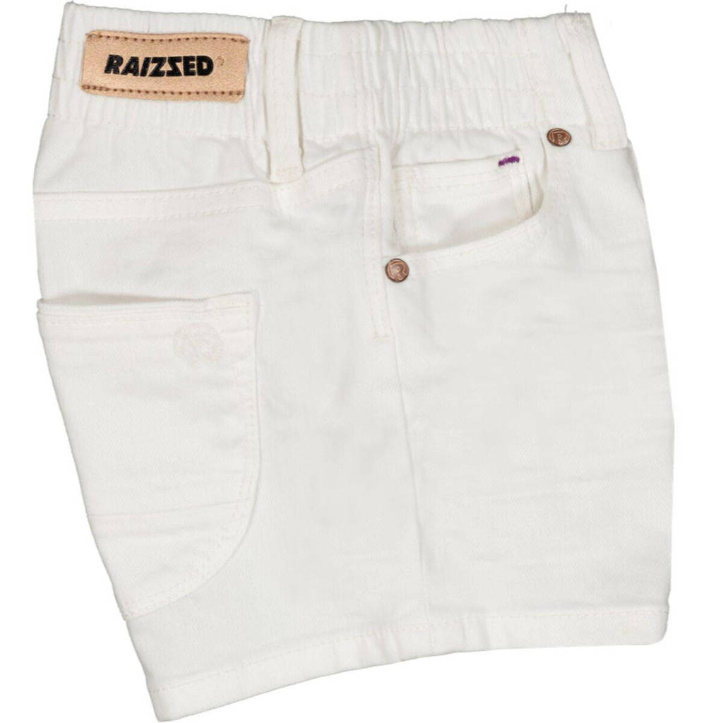Raizzed denim short white