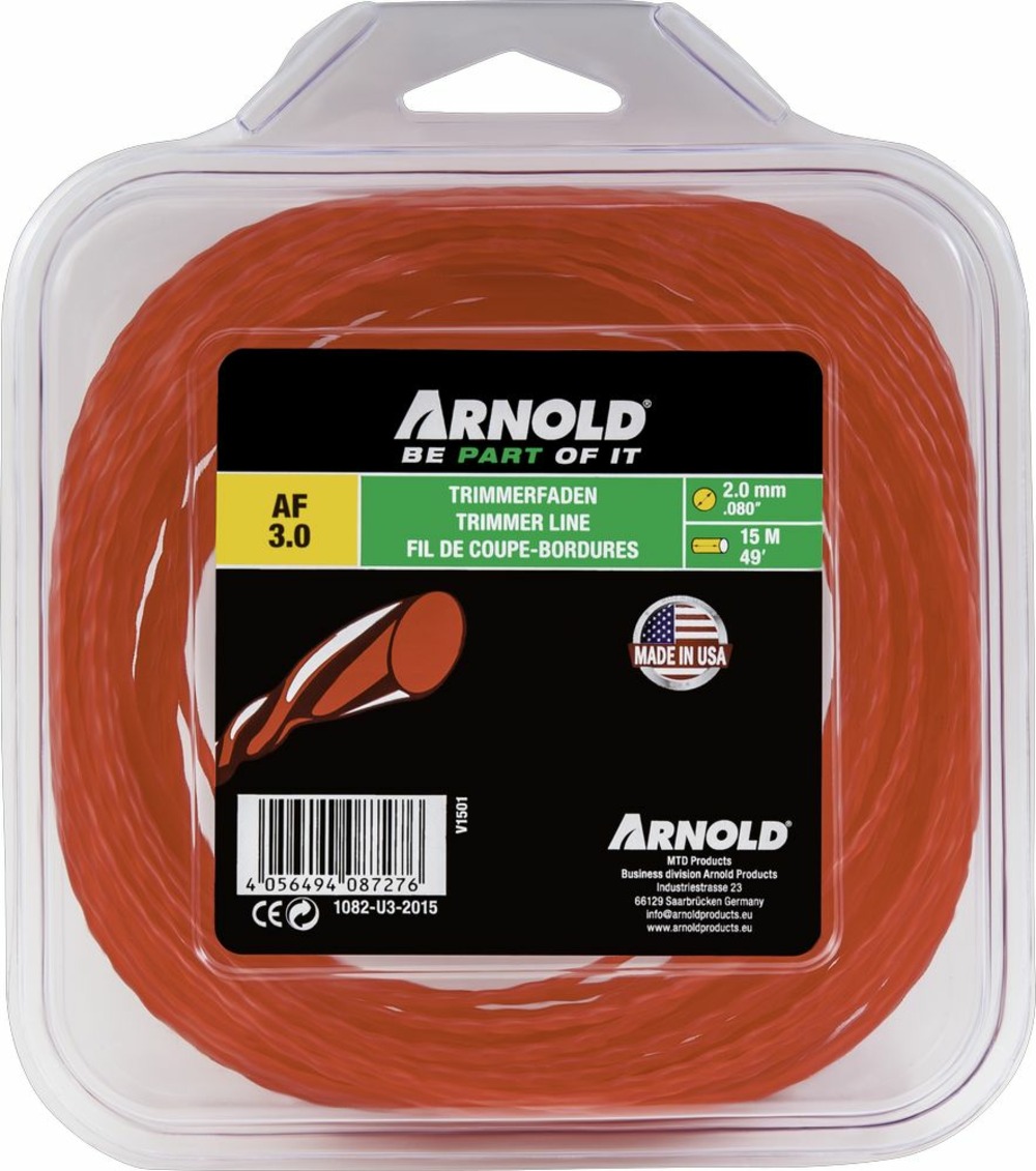 Fil nylon af 3.0 / 2,0mm 15m