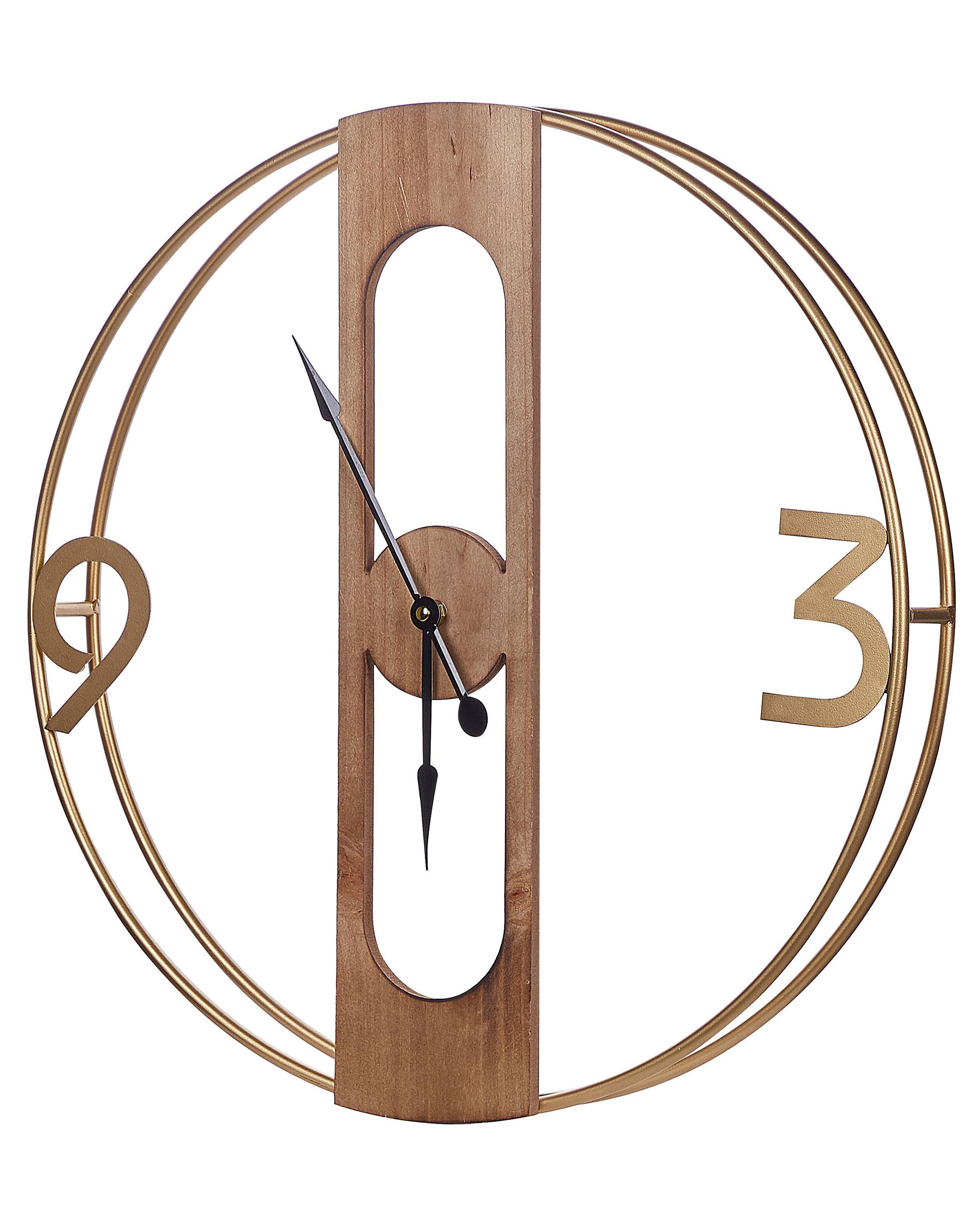 Wandklok MULHOUSE 50 cm Bruin