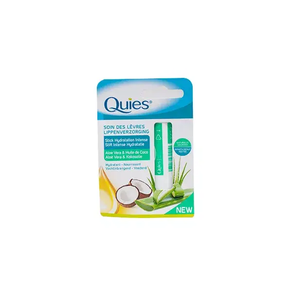 Batom Quies Hidratação Intensa com Aloe Vera e Coco