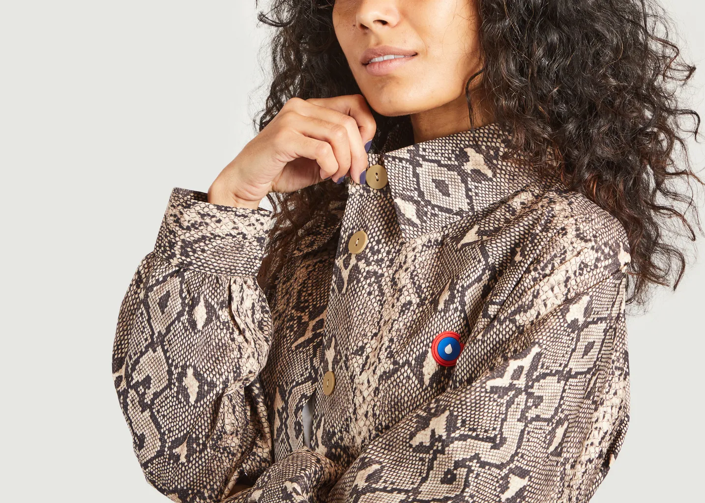 Long trench Madeleine Python Flotte