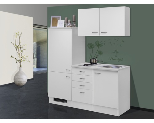 Flex Well Wito uitschuifbare onderkast BxDxH 50 x 60 x 85 cm wit mat, gedemonteerd