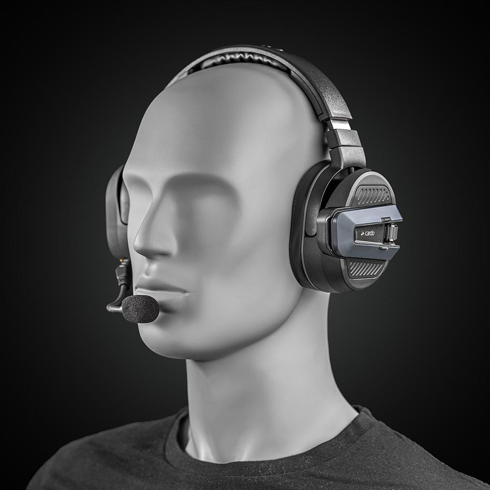 Cardo - Casque stéréo Packtalk Edgephones Orv Noir