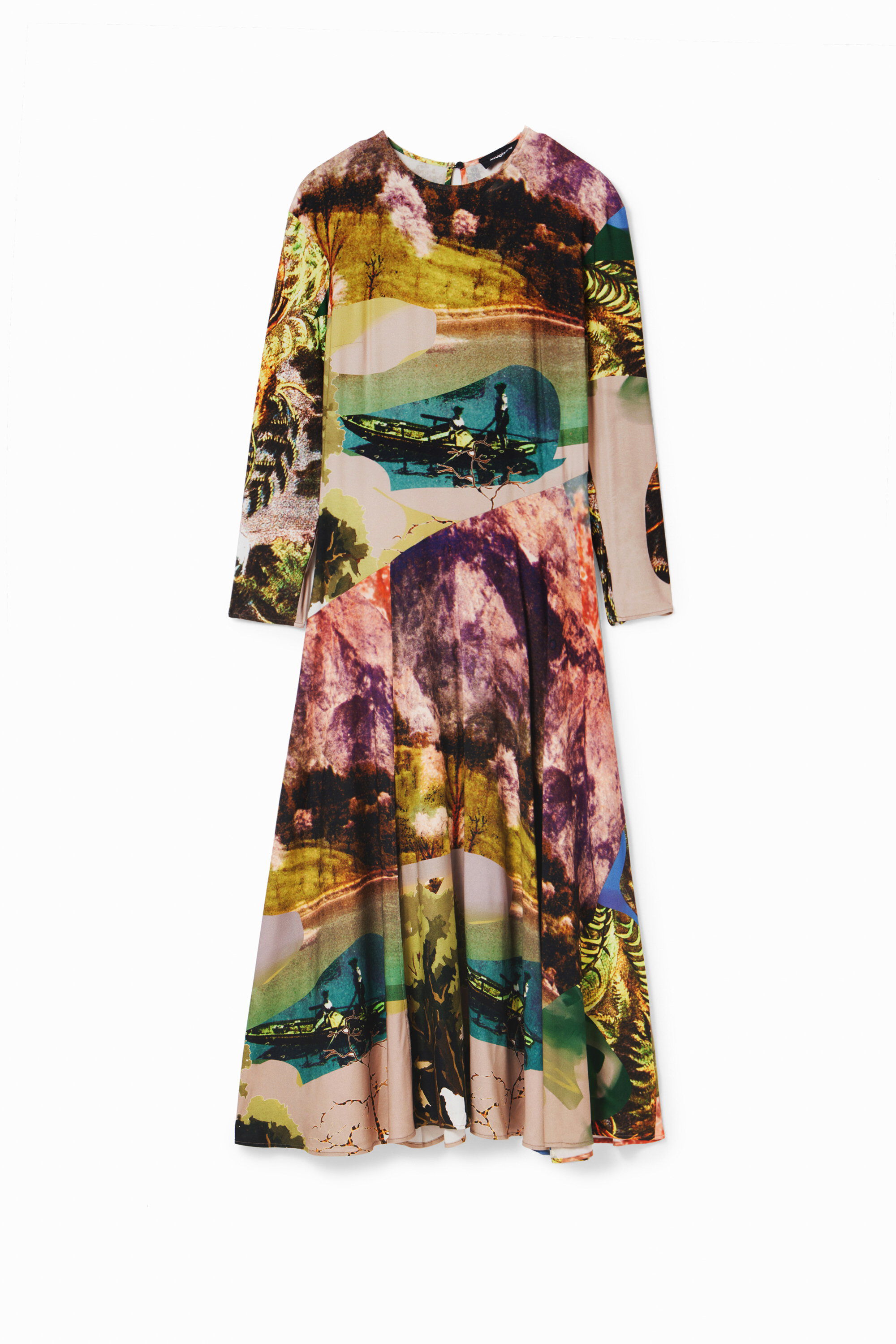 Vestido midi Collage M. Christian Lacroix