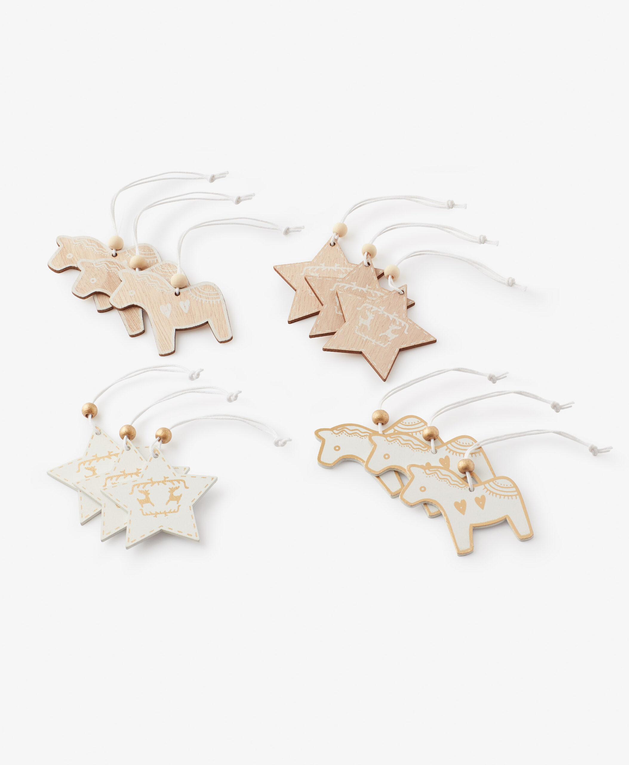 Weihnachtsbaum-Ornamente, 12er-Pack
