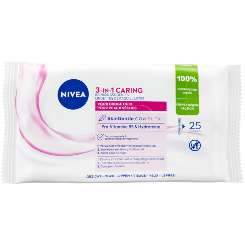 NIVEA Reinigingsdoekjes droge/gevoelige huid