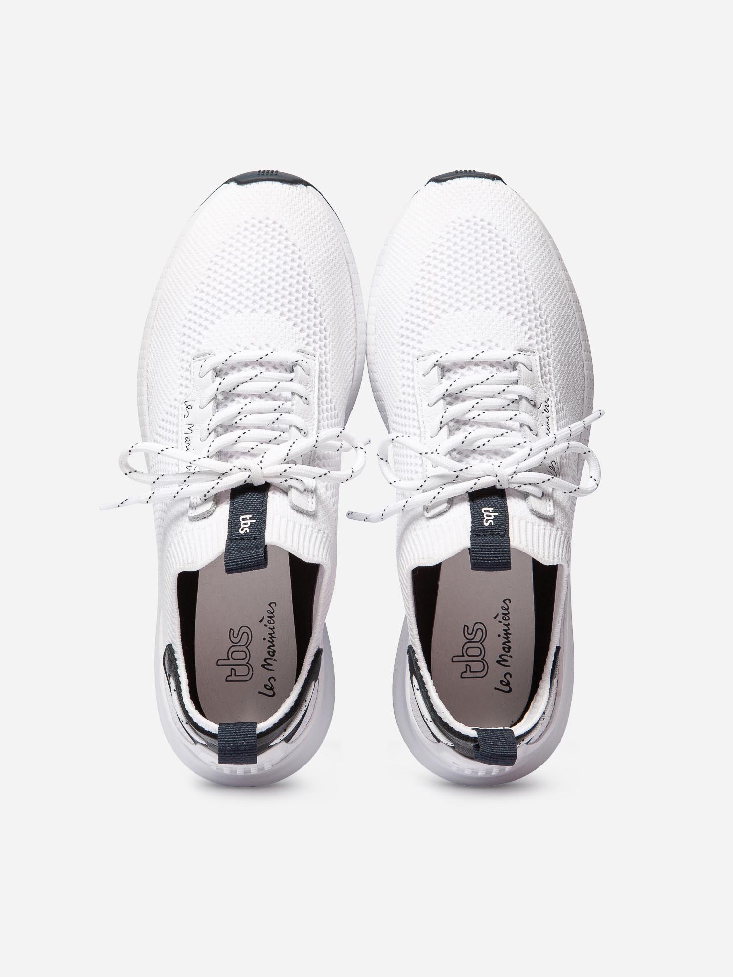 Tennis Femme Textile Recyclé Blanc