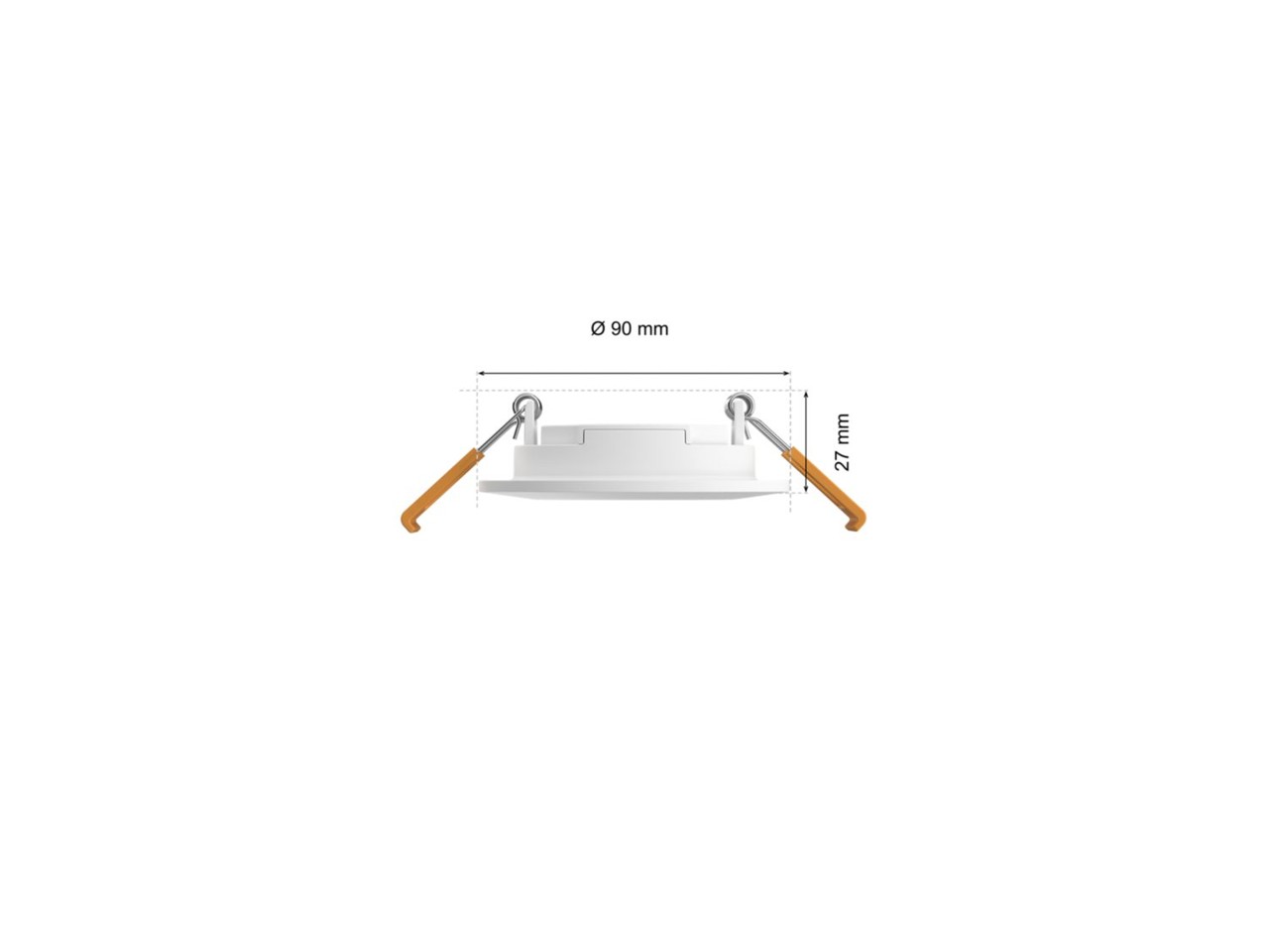 Philips Hue - WACA Slim Downlight S (90mm) EMEA - Hvid