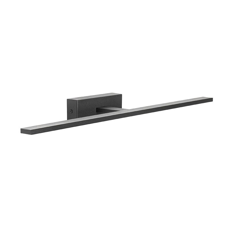 Moderne wandlamp zwart 62 cm incl. LED IP44 - Jerre