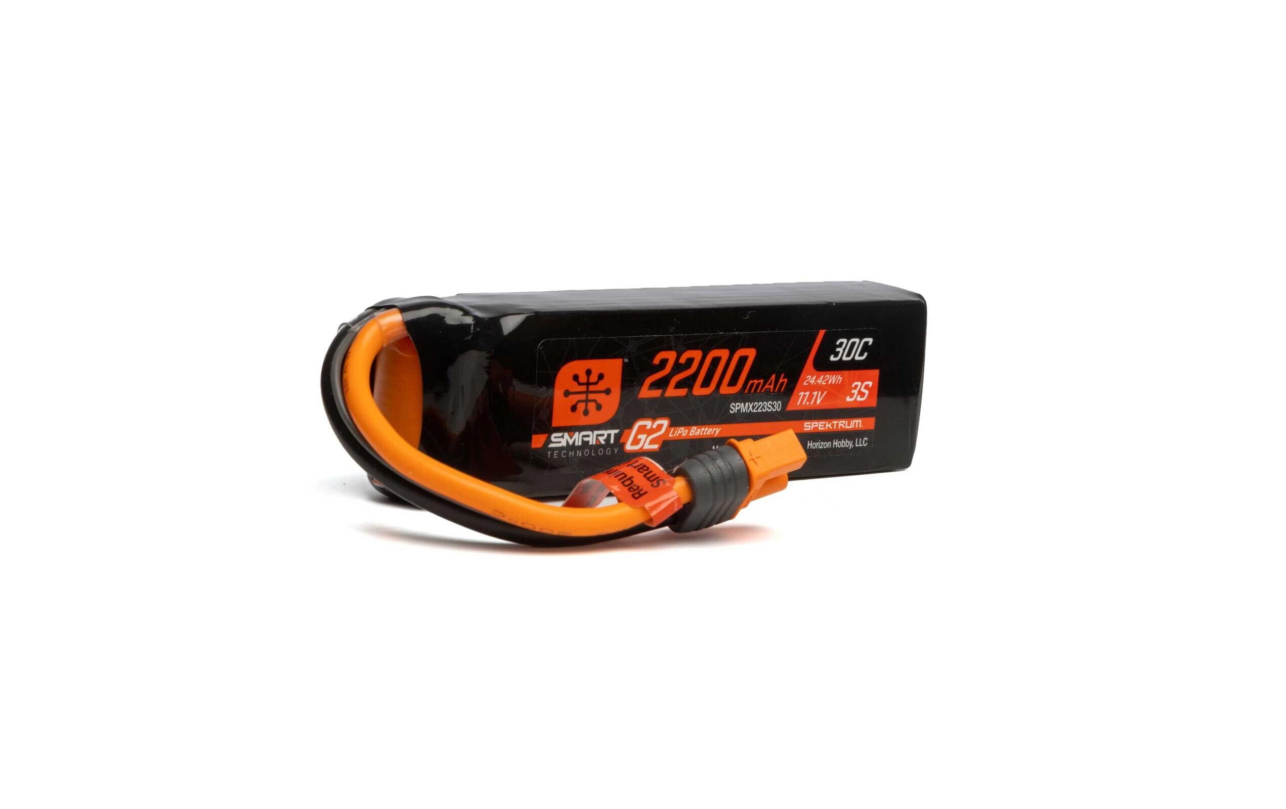 RC-Akku LiPo 2200 mAh 11.1 V 30C Smart G23S LiPo-Akku für Flugmodelle