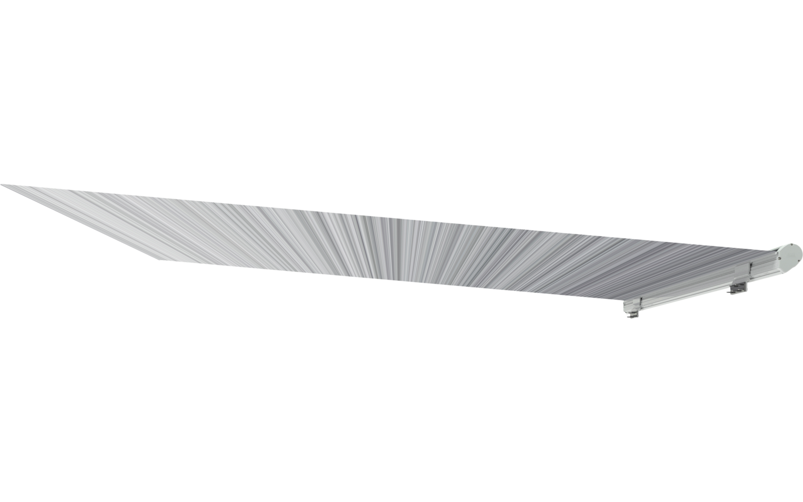 Fiamma Wandmarkise Slide Out 170 cm für mobile Fahrzeugwände (Deep Black / Royal Grey)