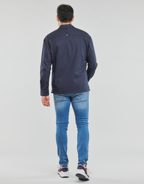 Tommy Jeans - TJM CLASSIC SOLID OVERSHIRT - Marine