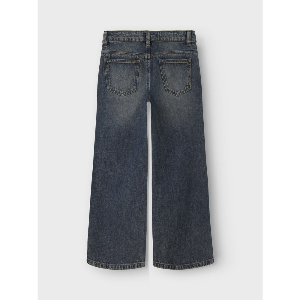Køb Name It Vintage Dark Blue Denim Nkfrose Wide Jeans 5529-Be Noos