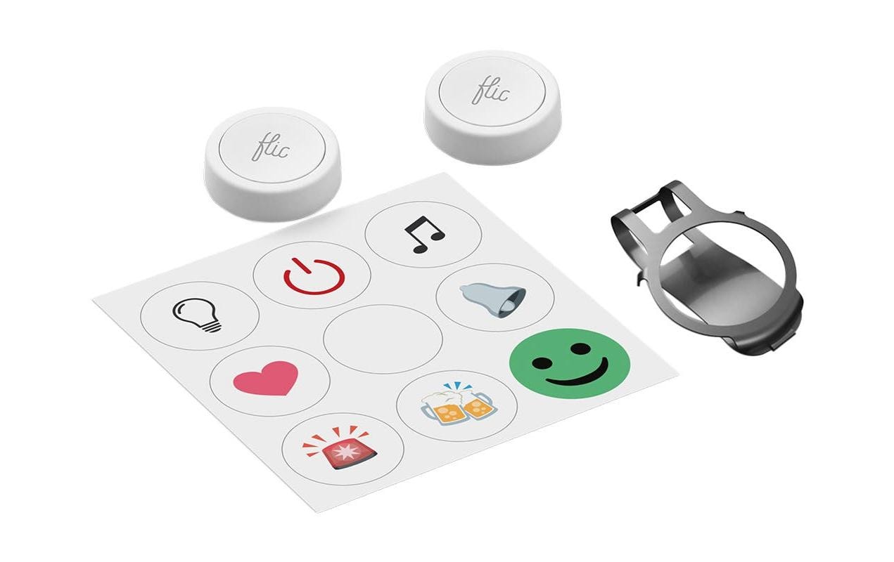 Smart Button Flic 2Bluetooth Wandsender und Drückknopf