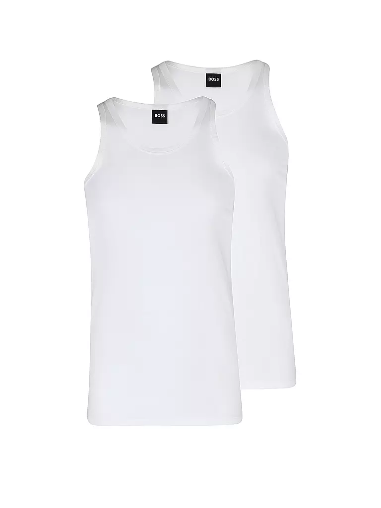 BOSS Unterhemd 2-er Pkg weiss weiss