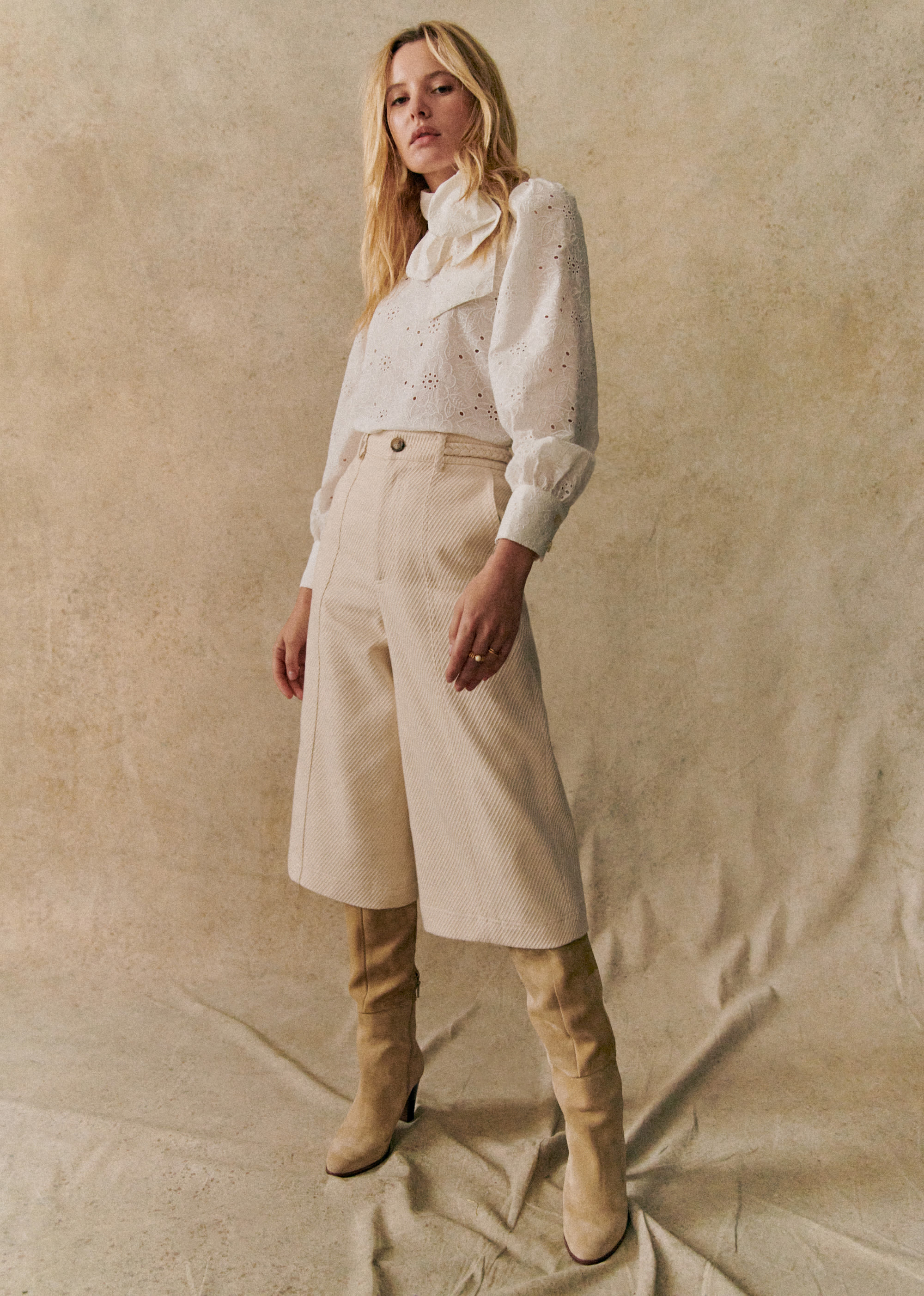 Blouse Elyes - Ecru brodé - E-SHOP/CHEMISES & BLOUSES 5905296