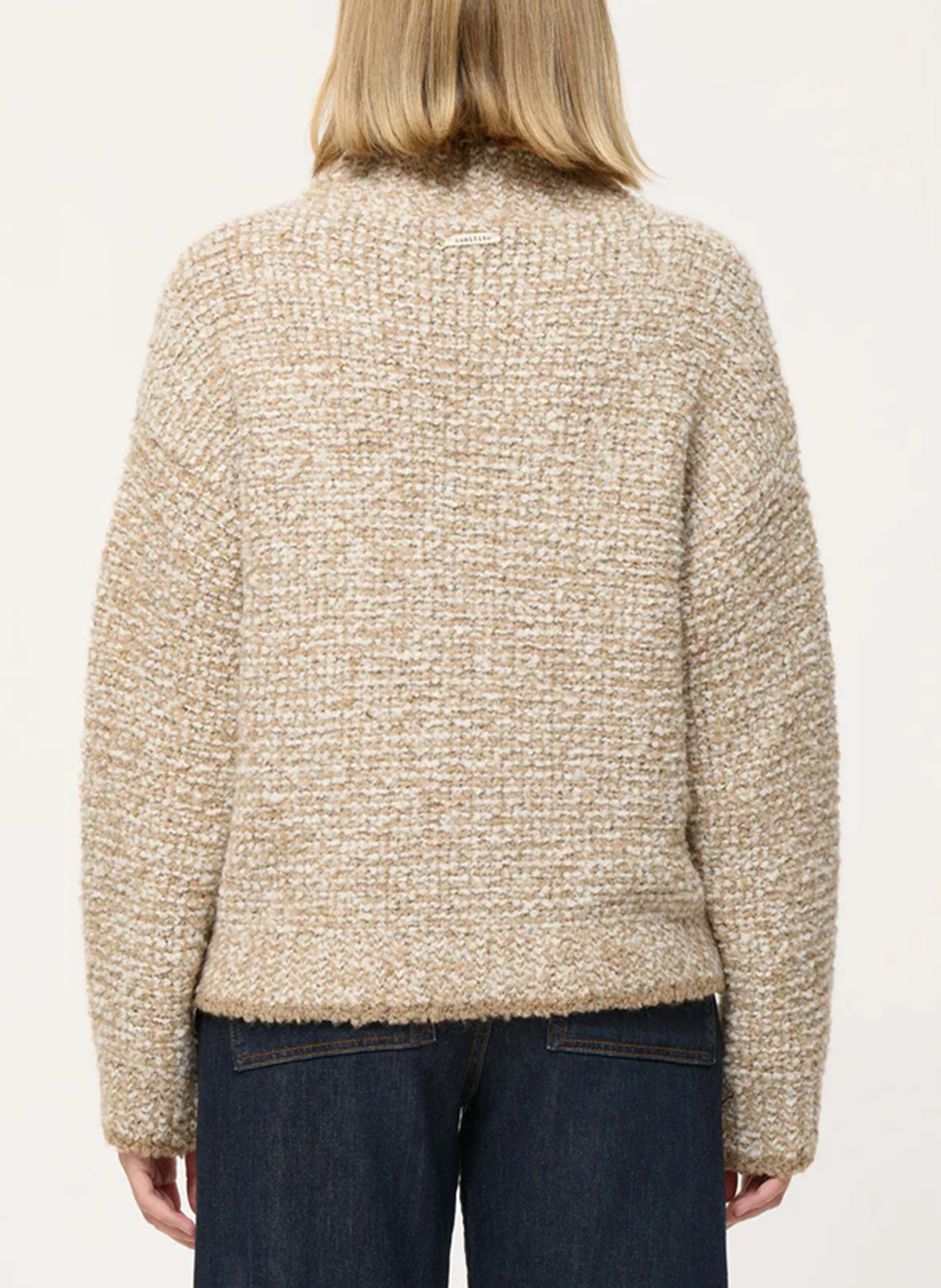Pull col rond | Gris
