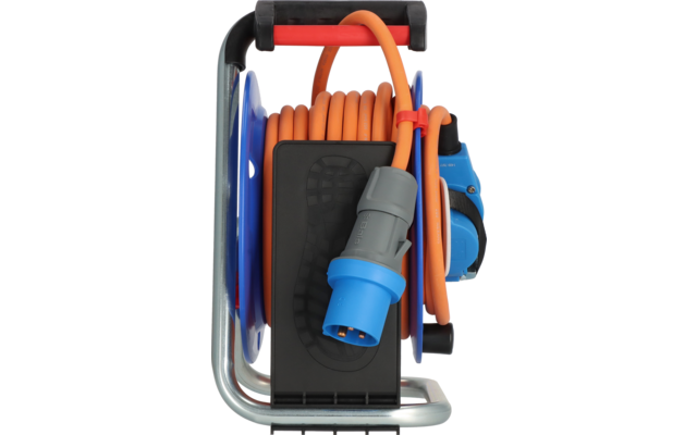 Berger by Brennenstuhl Set Kabeltrommel in Tasche Garant mit CEE-Winkelkupplung und Schutzkontakt-Kombidose 20 Meter
