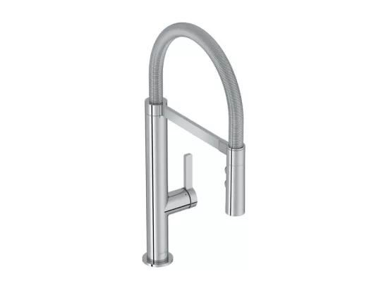 JACOB DELAFON Mitigeur cuisine Spirale Bec haut chrome douchette extractible