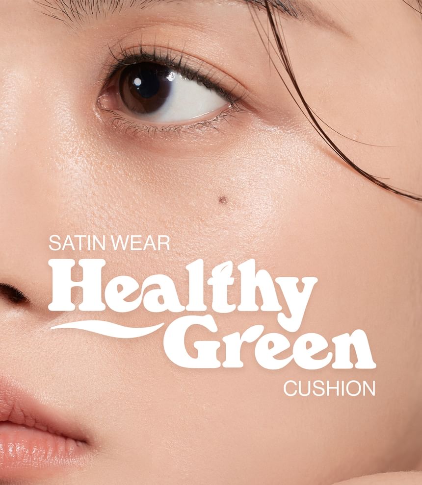 UNLEASHIA - Satin Wear Healthy-Green Cushion - 4 kleuren