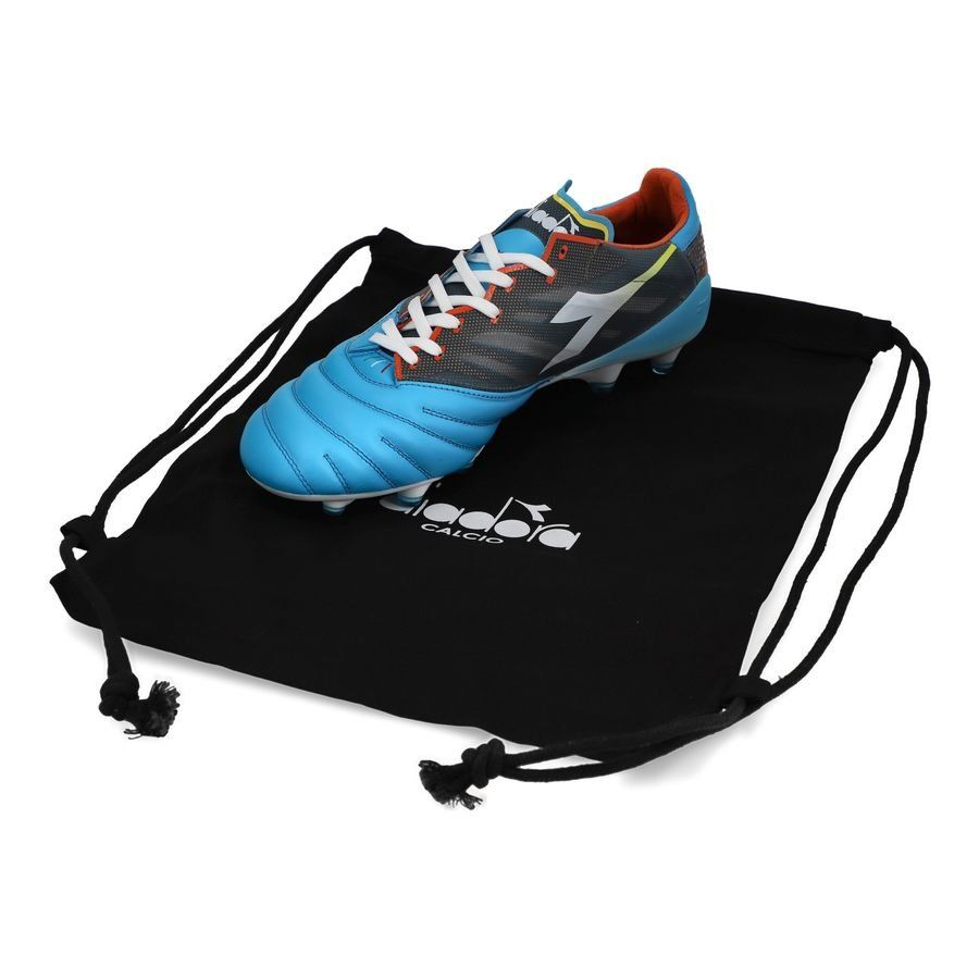 Diadora Brasil Elite Veloce GR ITA LPX FG - Bleu/Blanc/Orange