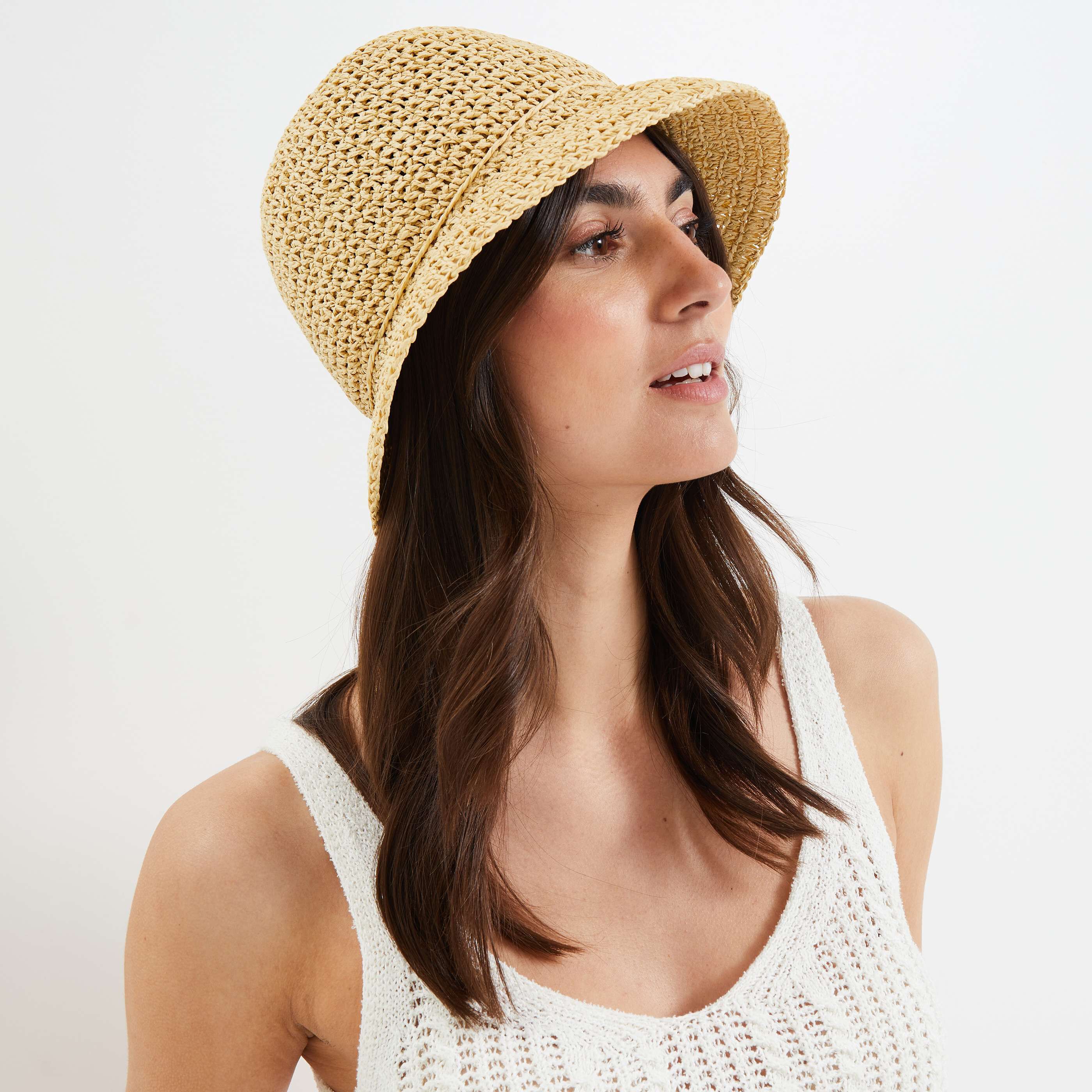 Chapeau cloche femme - BEIGE