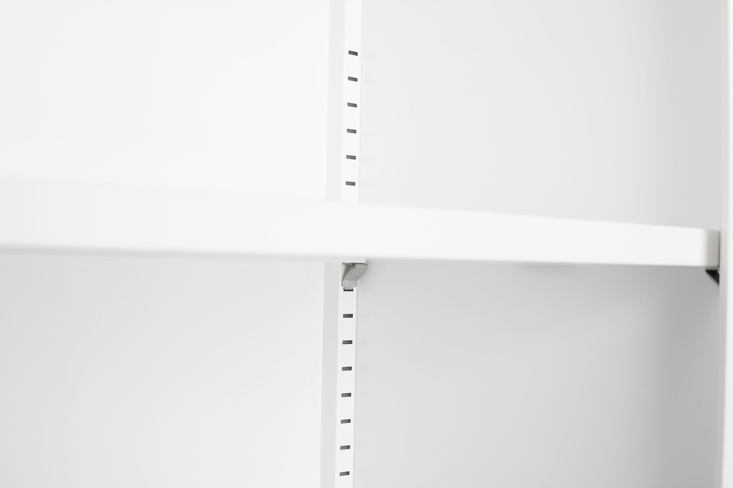 Kommode Metall KLAUS 80 x 101 cm weiss