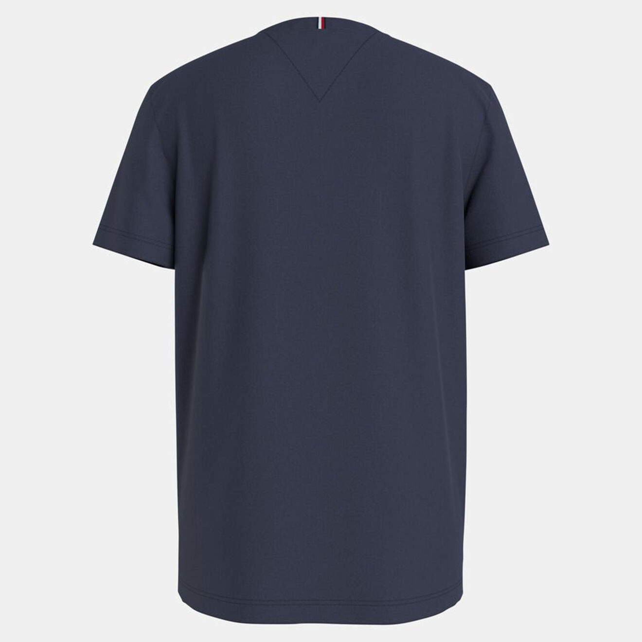 Tommy Hilfiger T-Shirt en Coton à logo et imprimé siglé bleu marine