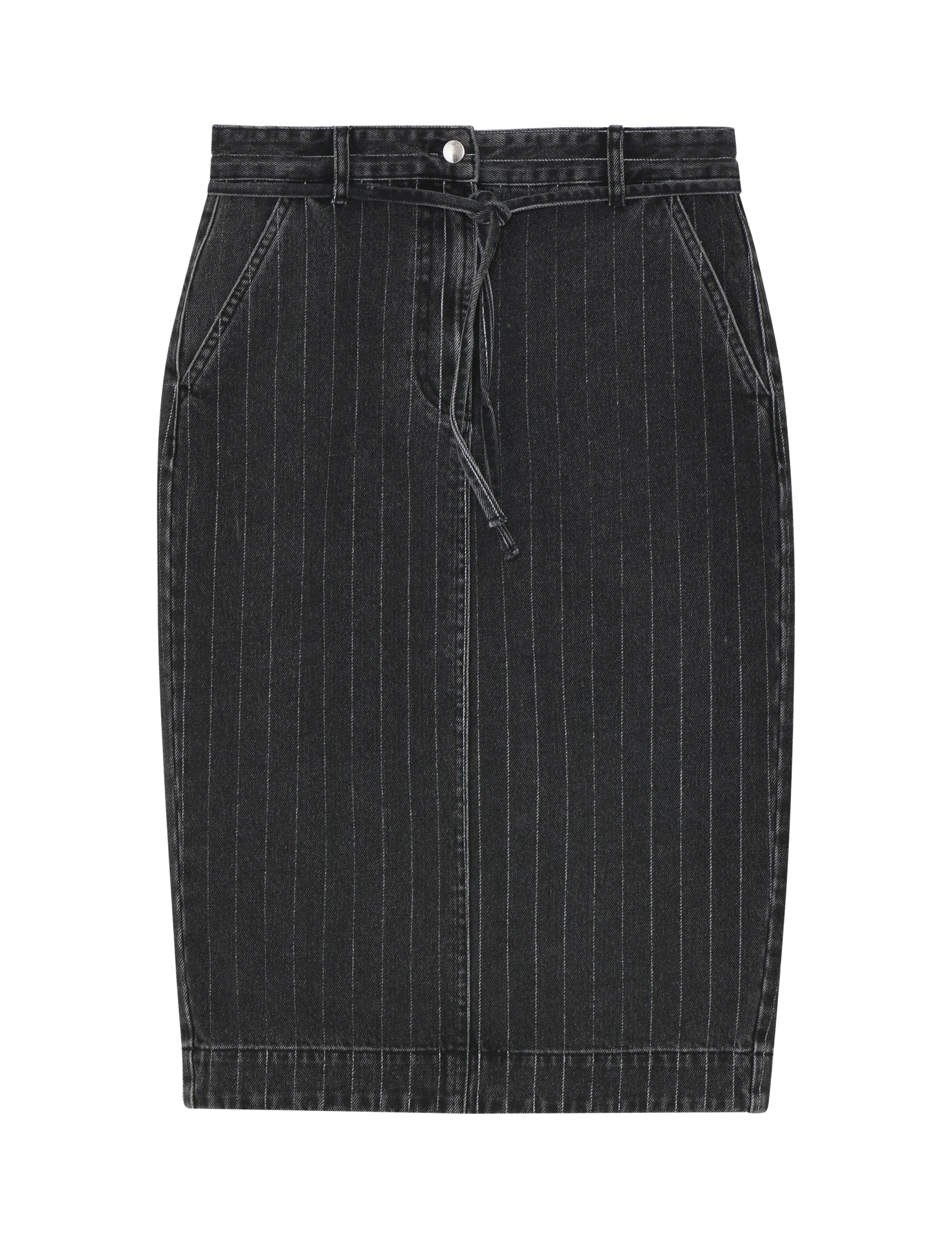 DAY Birger et Mikkelsen  Betsy Denim Stripe nederdel - sort