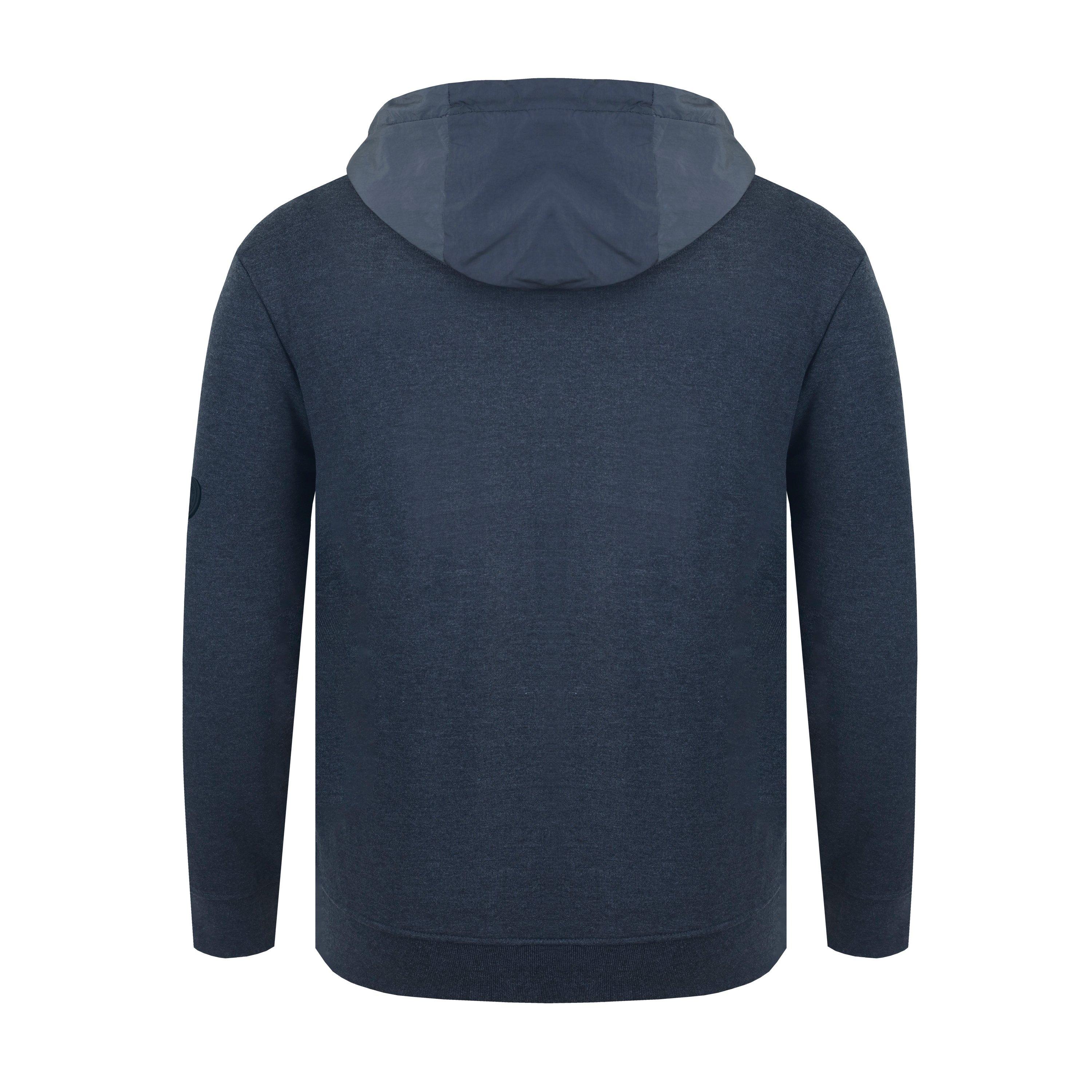 Firetrap Hybrid Full Zip Hoodie Mens