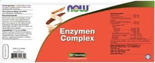 NOW Enzymen Complex Tabletten 180TB