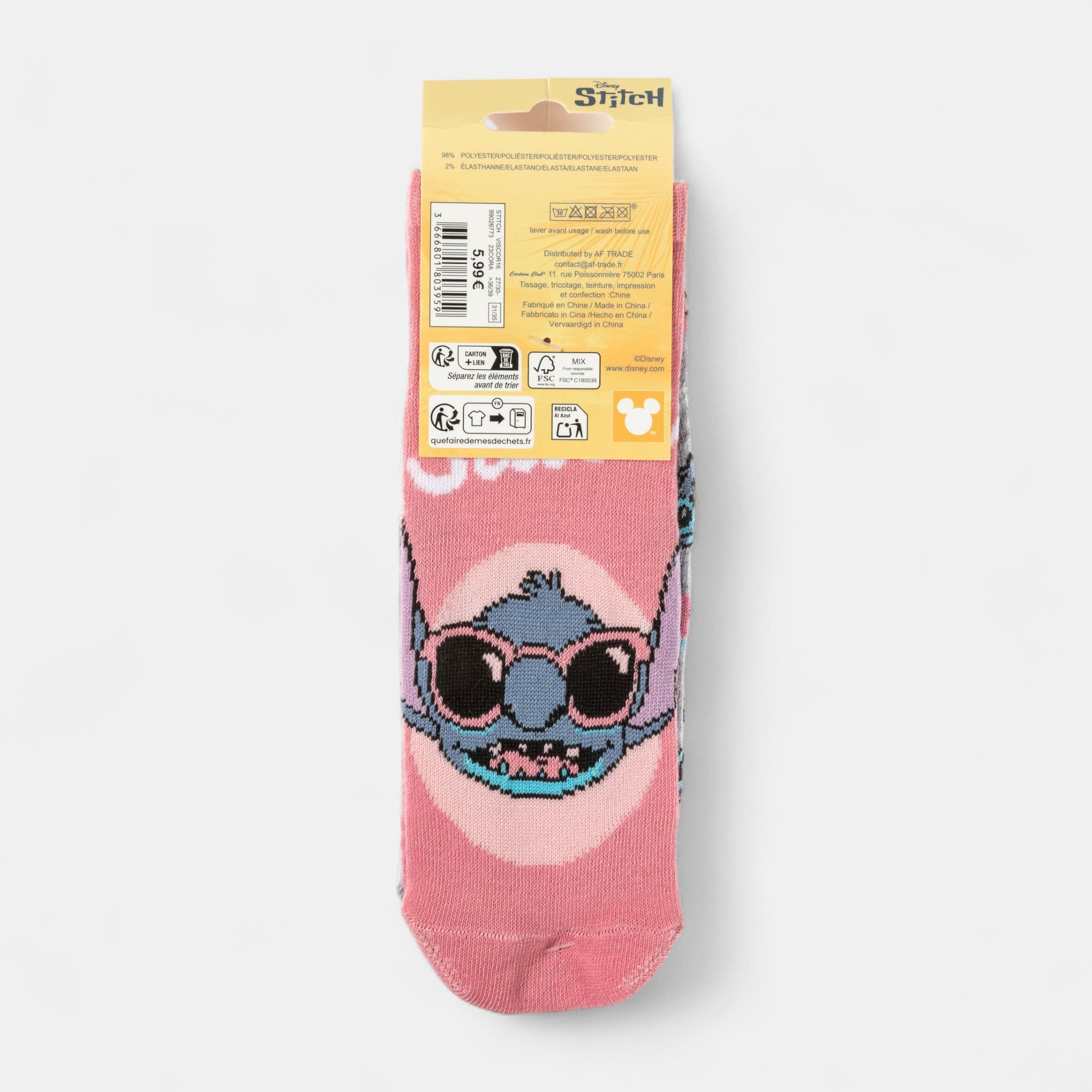 Chaussettes Enfant corail