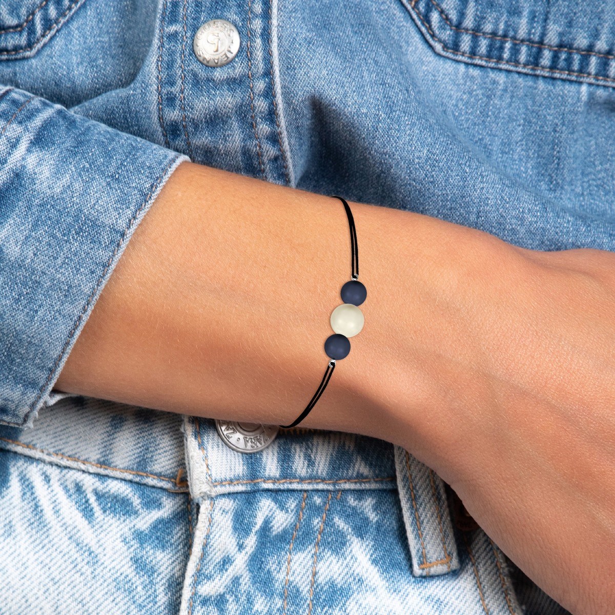 Bracelet SC Bohème décoré de perles scintillantne