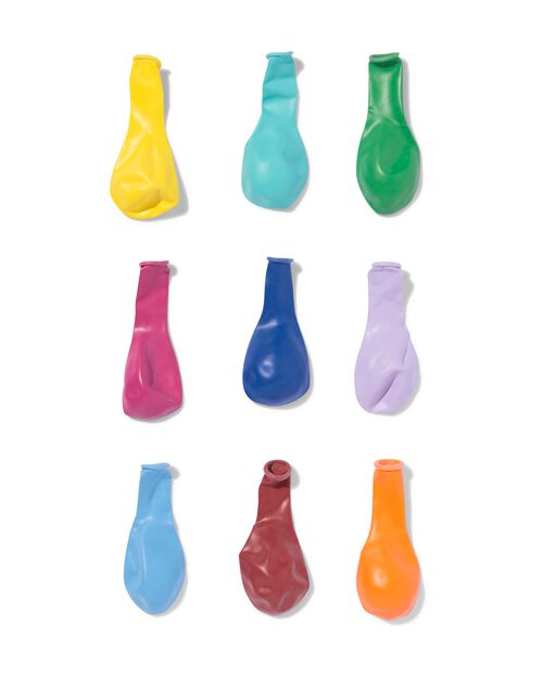 ballons Ø20cm assortis - 50 pièces