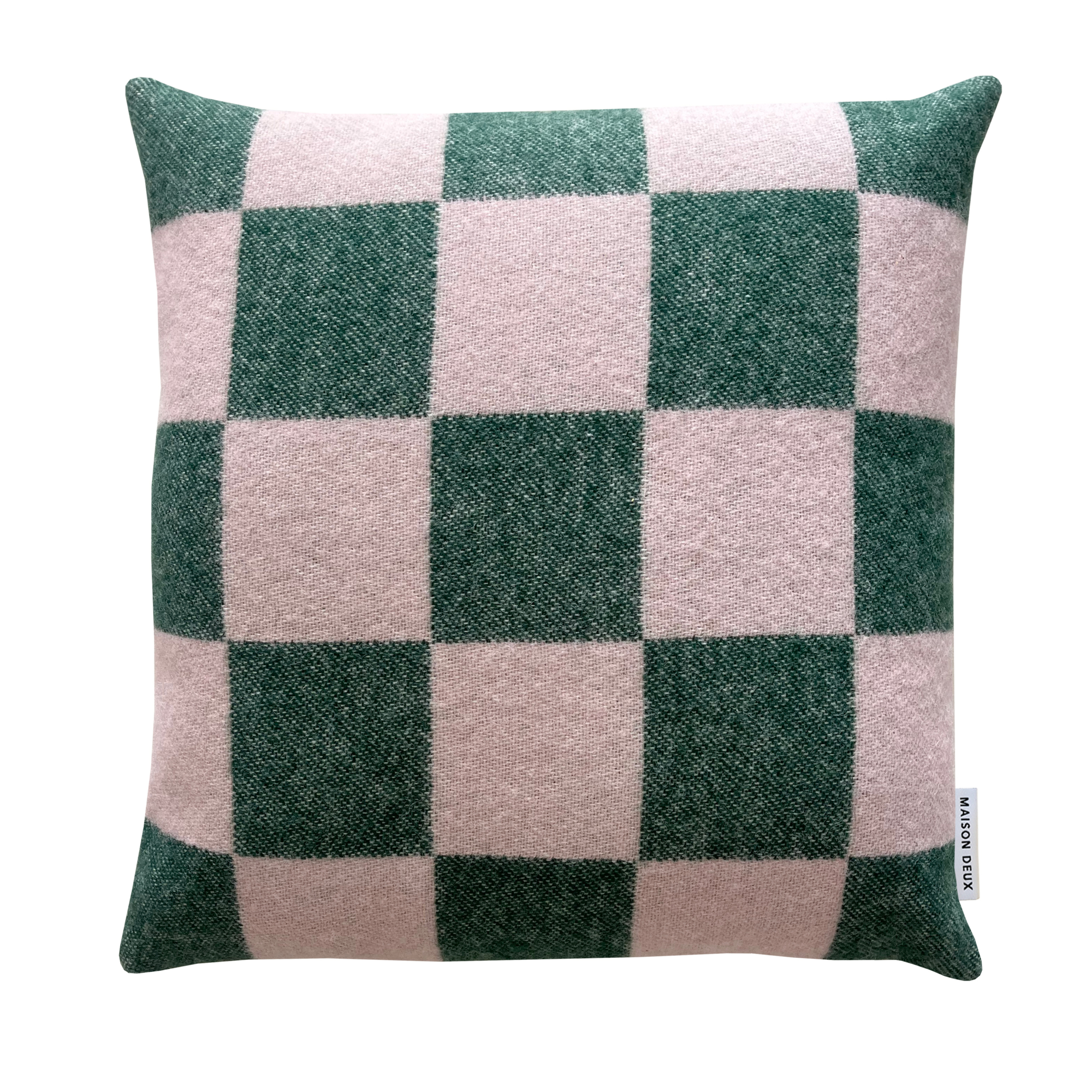 Kussenhoes Checkerboard 50x50 cm green/pink