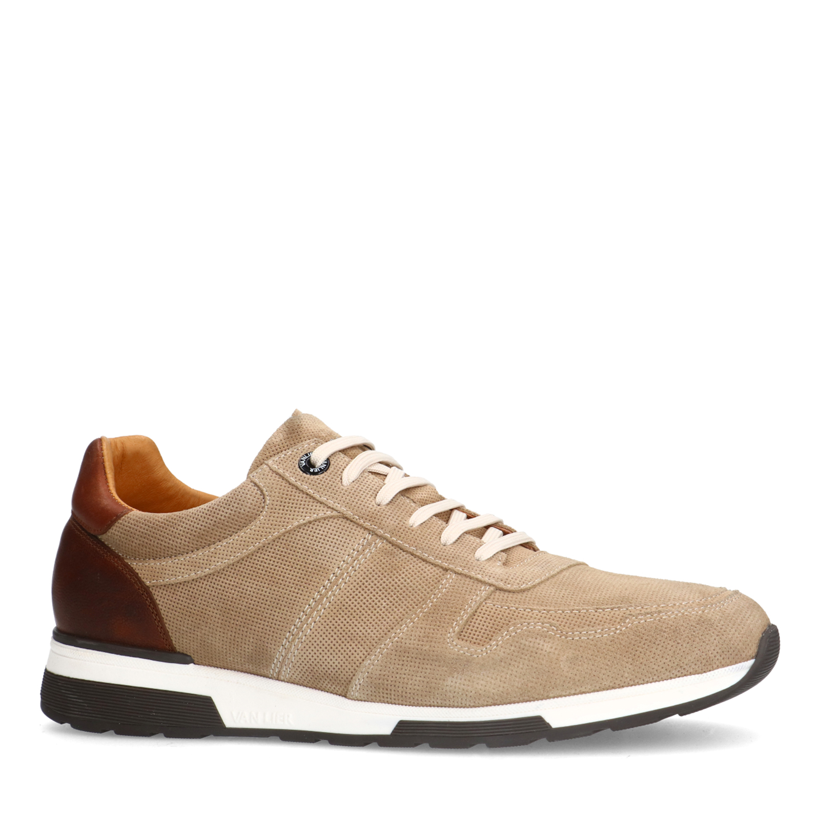 Beige suède sneakers