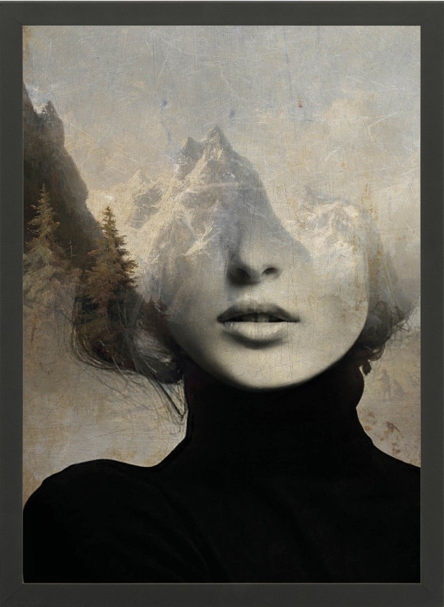Art Print Head in the Sky