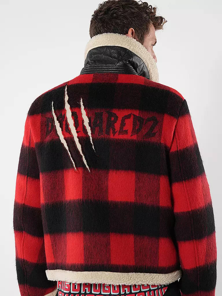 DSQUARED2 Kurzjacke NIGHTMARE AVIATOR rot