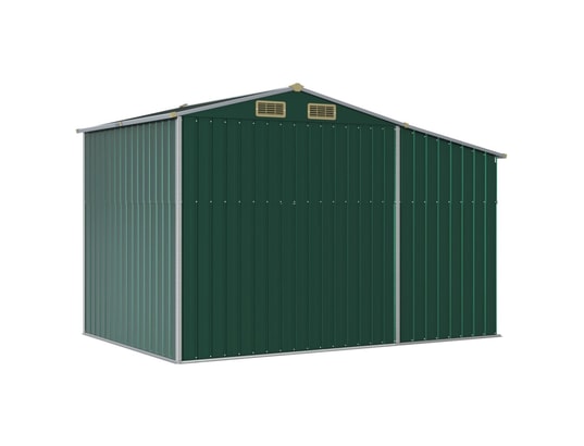 VIDAXL - Abri de jardin vert 277x192,5x179 cm acier galvanisé