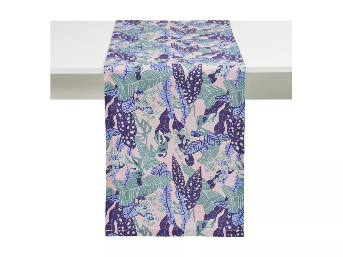 Chemin de table Hazel violet moyen 40 x 180